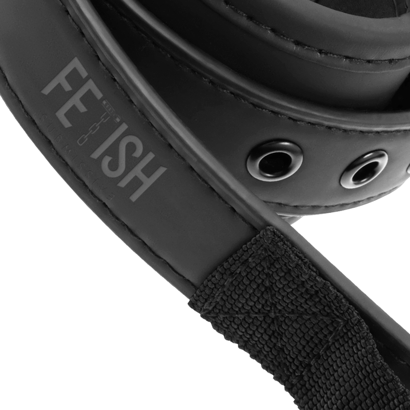 FETISH SUBMISSIVE - NOPRENE LINING HANDCUFFS WITH HANDLE - 5