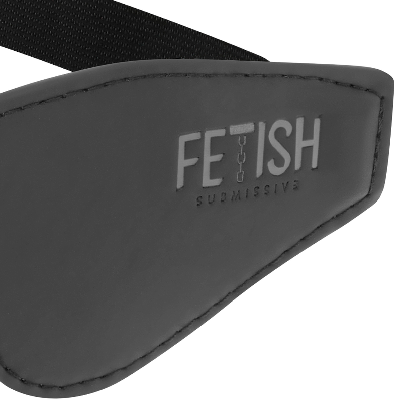 FETISH SUBMISSIVE - VEGAN LEATHER MASK WITH NOPRENE LINING - 1