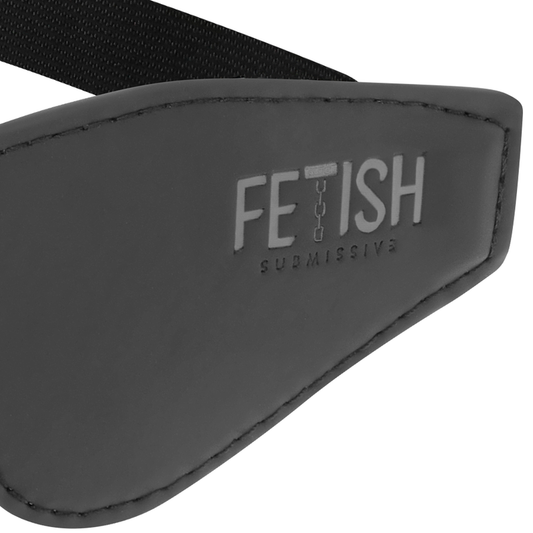 FETISH SUBMISSIVE - VEGAN LEATHER MASK WITH NOPRENE LINING - 1