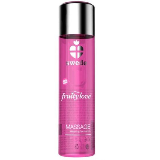 SWEDE - FRUITY LOVE WARMING EFFECT MASSAGE OIL PINK GRAPEFRUIT WITH MANGO 60 ML - 1
