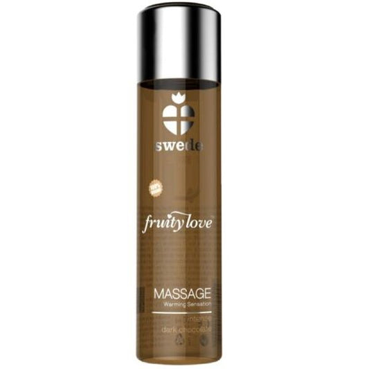 SWEDE - FRUITY LOVE WARMING EFFECT MASSAGE OIL INTENSE DARK CHOCOLATE 60 ML - 1