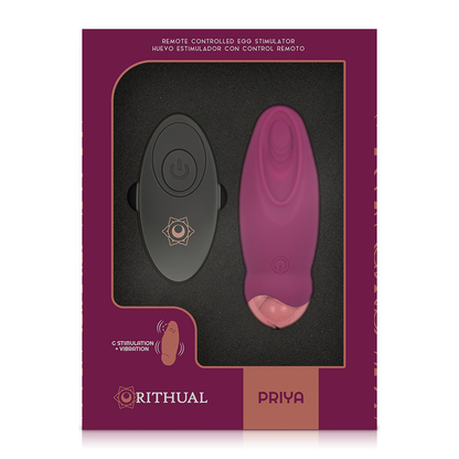 RITHUAL - PRIYA EGG G-SPOT REMOTE CONTROL + VIBRATION