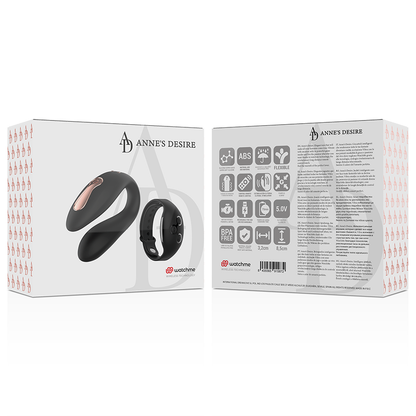 ANNE'S DESIRE - DUAL PLEASURE TECHNOLOGY IN BLACK WATCHME