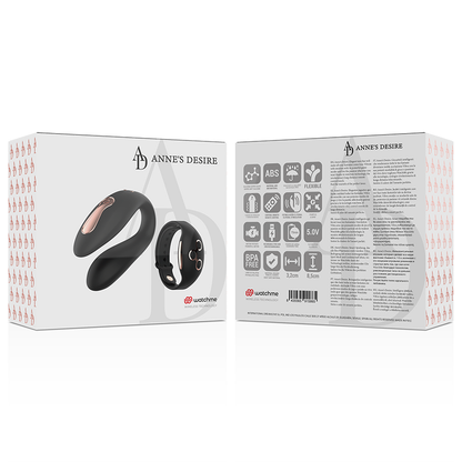 ANNE'S DESIRE - DUAL PLEASURE TECHNOLOG A WATCHME BLACK/GOLD