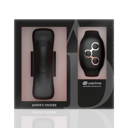ANNE'S DESIRE - PANTY PLEASURE TECNOLOG A WATCHME BLACK/GOLD - 12
