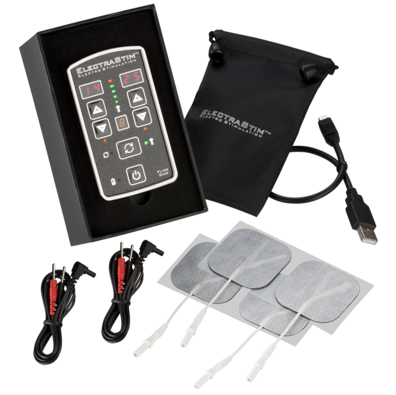 ELECTRASTIM - FLICK DUO STIMULATOR PACK - 4