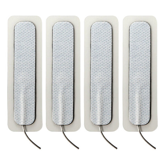 ELECTRASTIM - 4 CUSCINETTI AUTOADESIVI LUNGHI 1,5 CM X 7,5 CM