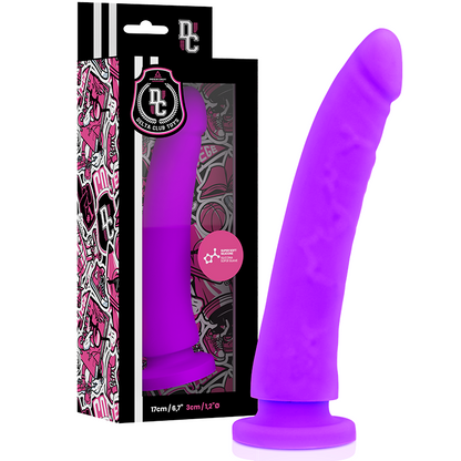DELTA CLUB - TOYS LILAC DILDO MEDICAL SILICONE 17 CM -O- 3 CM - 6
