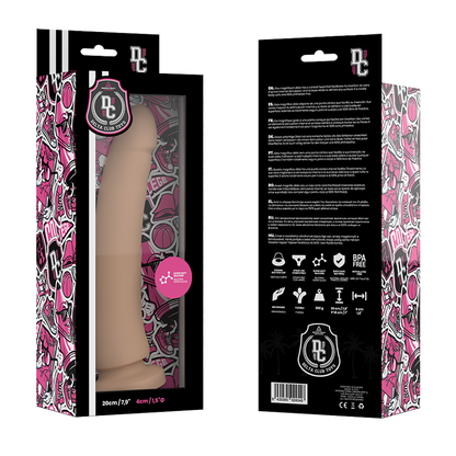 DELTA CLUB - TOYS NATURAL DILDO MEDICAL SILICONE 20 CM -O- 4 CM - 3