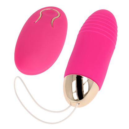 OHMAMA - REMOTE CONTROL VIBRATING EGG 10 SPEEDS PINK - 3