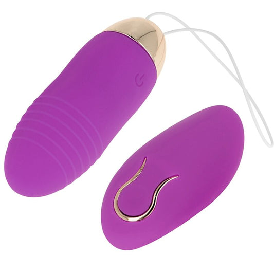 OHMAMA - ŒUF VIBRANT TÉLÉCOMMANDÉ 10 VITESSES VIOLET