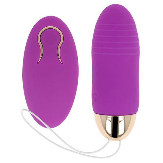 OHMAMA - REMOTE CONTROL VIBRATING EGG 10 SPEEDS PURPLE - 1