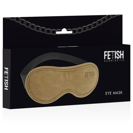 FETISH SUBMISSIVE ORIGEN - VEGAN LEATHER MASK WITH NEOPRENE LINING - 1