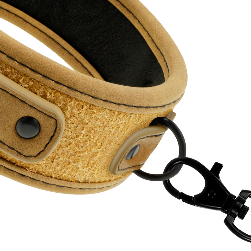 FETISH SUBMISSIVE ORIGEN - NEOPRENE LINED NECKLACE WITH CHAIN - 8