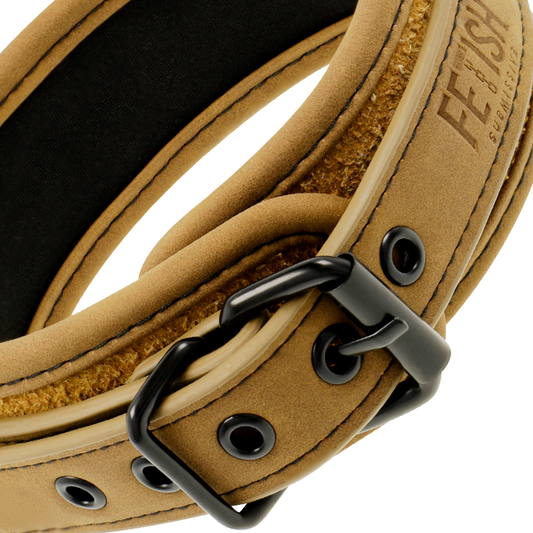 FETISH SUBMISSIVE ORIGEN - NEOPRENE LINED NECKLACE WITH CHAIN - 1