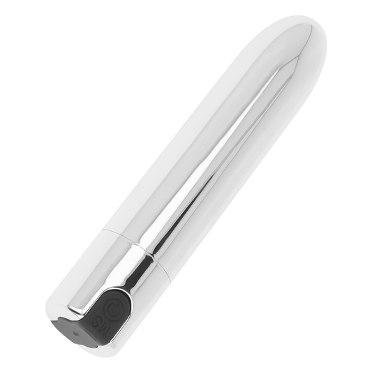 OHMAMA - SILVER VIBRATING BULLET 9.5 CM - 1
