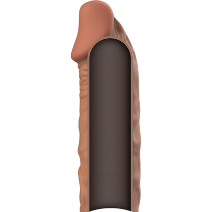 VIRILXL - V5 BROWN LIQUID SILICONE PENIS EXTENSION