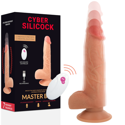 CYBER SILICOCK - REMOTE CONTROL REALISTIC MASTER BEN 23.88 CM -O- 4.3 CM - 7