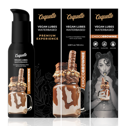 COQUETTE CHIC DESIRE - PREMIUM EXPERIENCE 100ML VEGAN LUBES CHOCOBROWNIE - 1