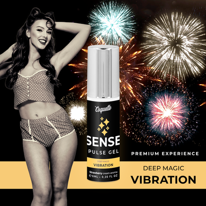 COQUETTE CHIC DESIRE - PULSE GEL STRAWBERRY MAGIC VIBRATION PREMIUM 6ML - 3