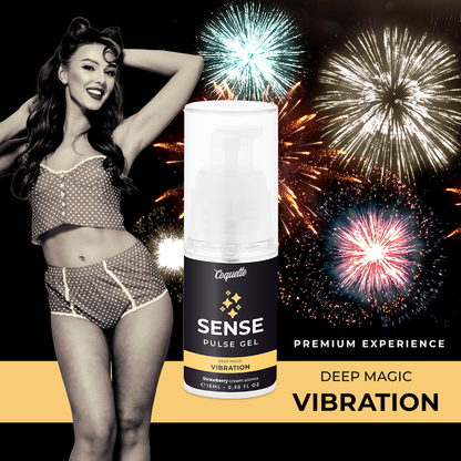 COQUETTE CHIC DESIRE - PULSE GEL STRAWBERRY MAGIC VIBRATION PREMIUM 15ML - 2