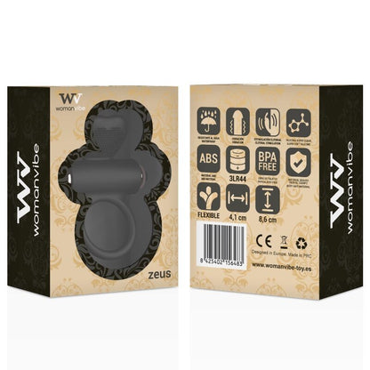 WOMANVIBE - ZEUS SILICONE VIBRATOR RING - 4