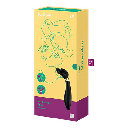 SATISFYER - ENDLESS FUN MULTI VIBRATOR 3 BLACK - BLACK - 17