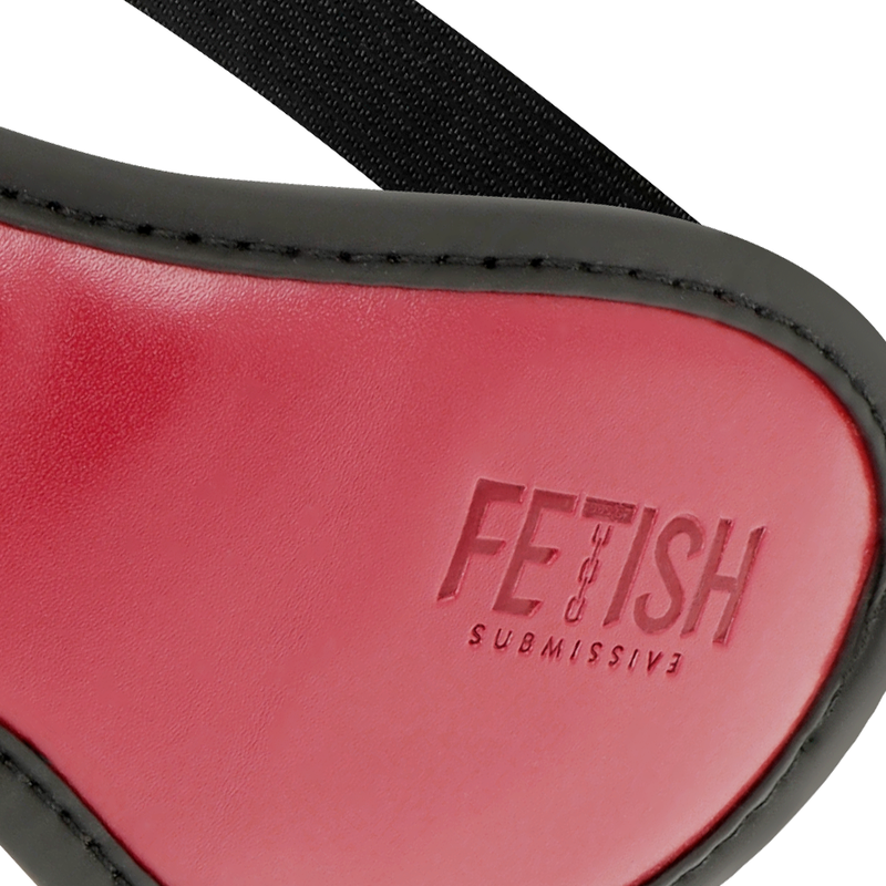 FETISH SUBMISSIVE DARK ROOM - VEGAN LEATHER MASK WITH NEOPRENE LINING - 3