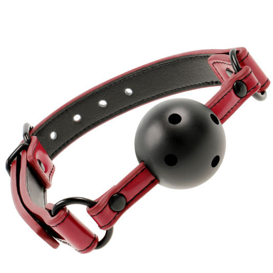 FETISH SUBMISSIVE DARK ROOM - BREATHABLE GAG - 1