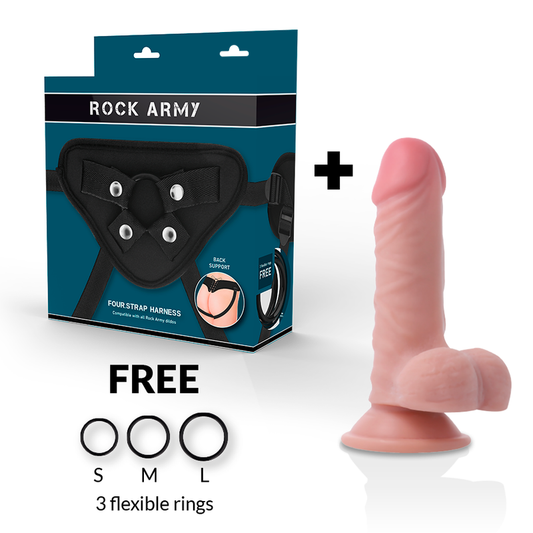 ROCKARMY - HARNESS + DUAL DENSITY PANZER 17 CM -O- 4.46 CM - 1