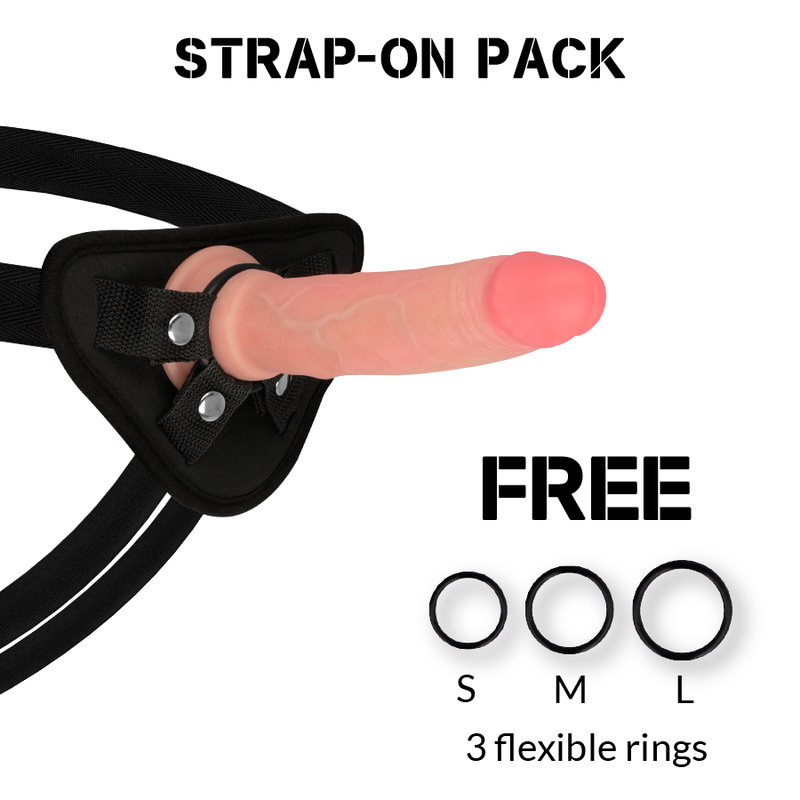 ROCKARMY - HARNESS + LIQUID SILICONE DILDO PREMIUM AVENGER 19 CM -O- 3.98 CM - 13
