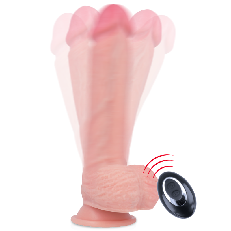 ROCKARMY - HARNESS + LIQUID SILICONE VIBRATOR PREMIUM APACHE REMOTE CONTROL 20.5 CM -O- 4.62 CM - 14