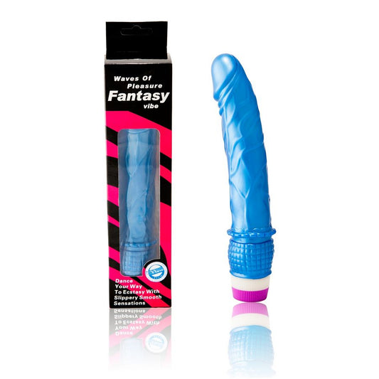 BAILE - WAVES OF PLEASURE VIBRATOR 23 CM BLUE - 1