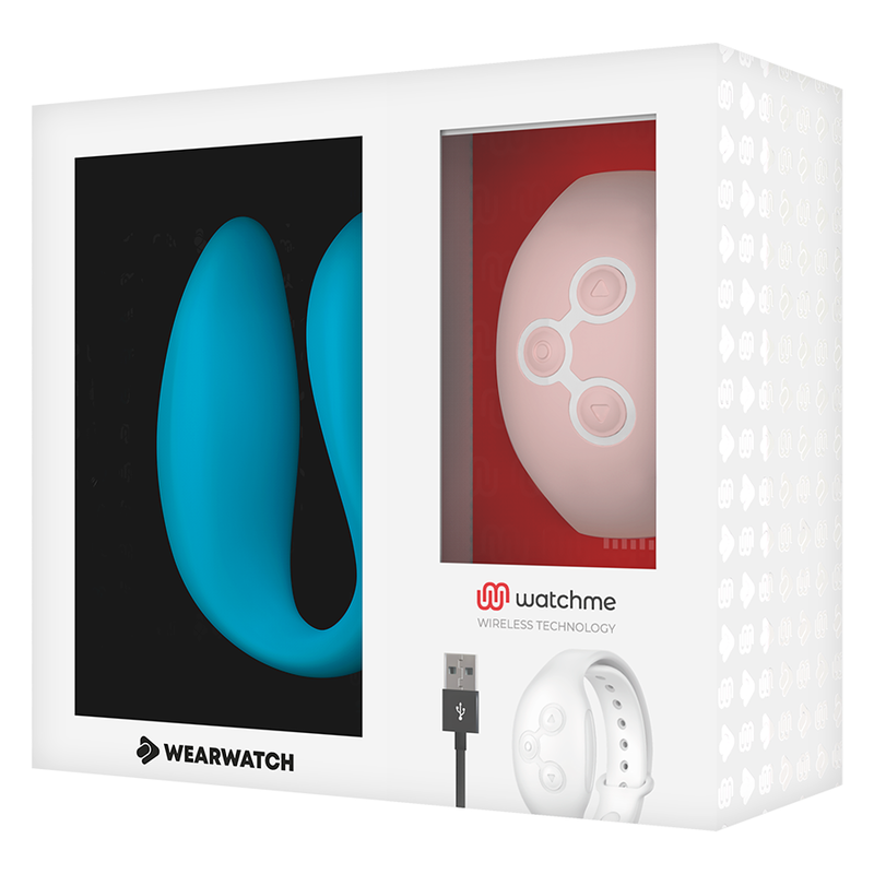 WEARWATCH - WATCHME DUAL TECHNOLOGY VIBRATOR INDIGO / PINK - 7