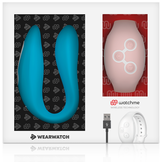 WEARWATCH - VIBRATORE WATCHME A DOPPIA TECNOLOGIA INDACO / ROSA
