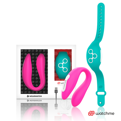 WEARWATCH - DUAL TECHNOLOGY WATCHME VIBRATOR FUCHSIA / SEAWATER - 6