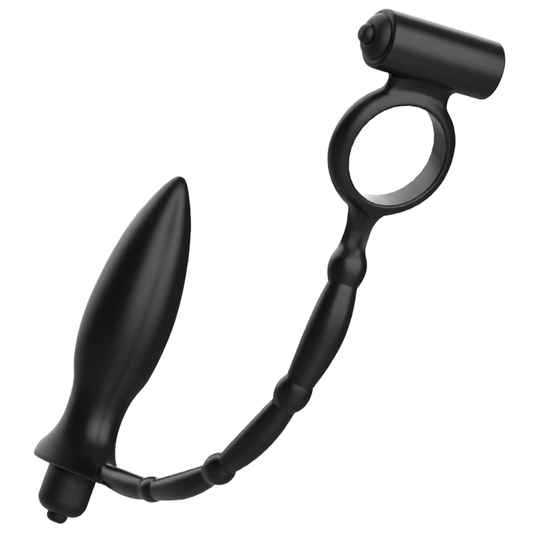 ADDICTED TOYS - ANAL PLUG WITH VIBRATORY RING - 1