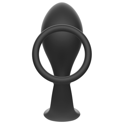 ADDICTED TOYS - ANAL PLUG WITH BLACK SILICONE RING - 6