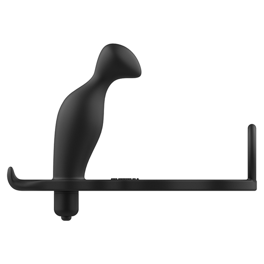 ADDICTED TOYS - ANAL PLUG WITH BLACK SILICONE RING 12 CM - 1