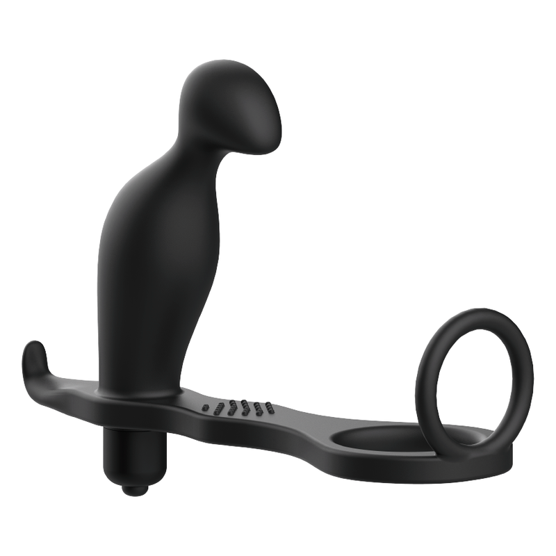 ADDICTED TOYS - ANAL PLUG WITH BLACK SILICONE RING 12 CM - 2
