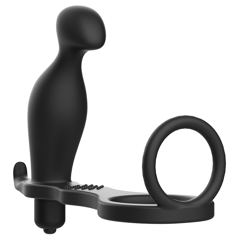 ADDICTED TOYS - ANAL PLUG WITH BLACK SILICONE RING 12 CM - 6