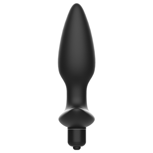 ADDICTED TOYS - BLACK VIBRATING MASSAGER PLUG ANALE