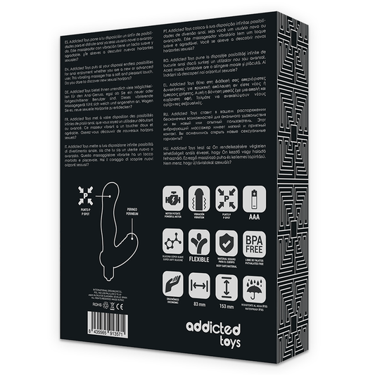 ADDICTED TOYS - Stimulateur anal en silicone pour la prostate et le point P